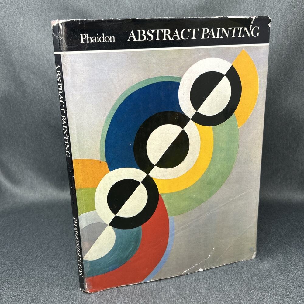 Vintage Abstract Painting Denis Thomas 1976 Phaidon Press Art Hardcover Book